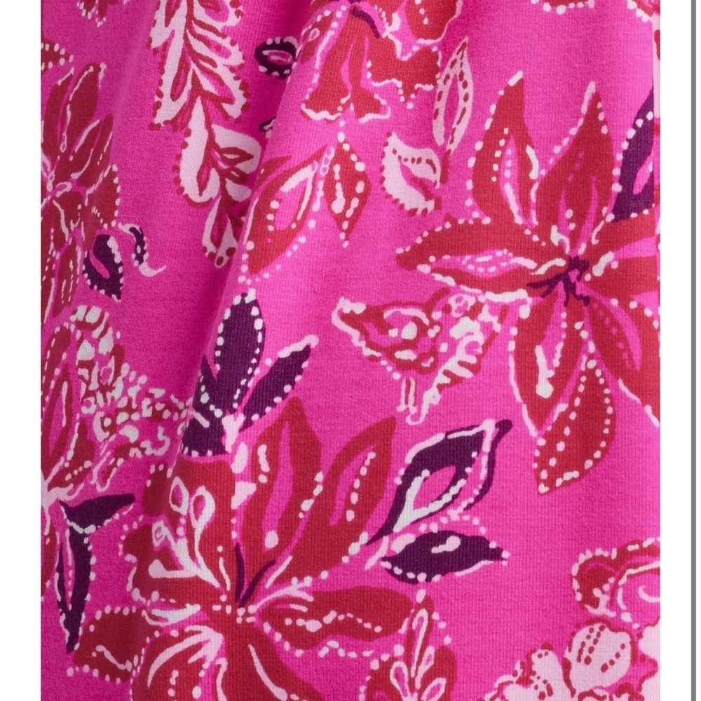 NWT‎ Lilly Pulitzer Wisteria V-Neck Dress in Passion Fruit Pink Giraffic Park 12 - Picture 5 of 5